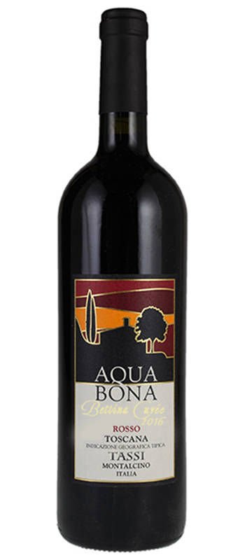 Tassi Aqua Bona Rosso Toscana Bettina Cuvee Montalcino 2018